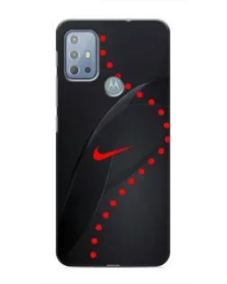 Чехол для Motorola MOTO G10 с картинкой «Абстрактный дизайн Nike»