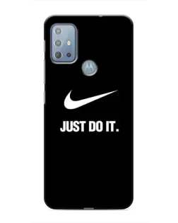 Чехол для Motorola MOTO G10 с картинкой «Классический принт Nike»