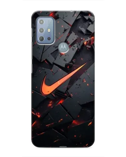 Чехол для Motorola MOTO G10 с картинкой «Nike — эффект разломов» Чехол для Motorola MOTO G10 с картинкой «Nike — эффект разломов»