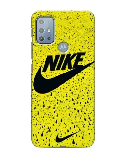 Чехол для Motorola MOTO G10 с картинкой «Желтый текстурный Nike» Чехол для Motorola MOTO G10 с картинкой «Желтый текстурный Nike»