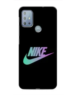 Чехол для Motorola MOTO G10 с картинкой «Nike — городская ночь»