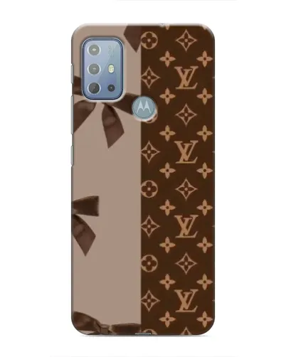 Чохол для Motorola MOTO G10 з картинкою «Louis Vuitton — банти»