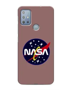 Чехол для Motorola MOTO G10 с картинкой «NASA — ретро космос»