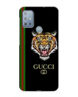 Чехол для Motorola MOTO G10 с картинкой «Тигр Gucci»