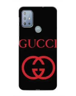 Чохол для Motorola MOTO G10 з картинкою «Gucci — червоний логотип»