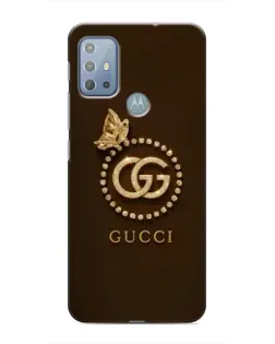 Чохол для Motorola MOTO G10 з картинкою «Gucci — золотий метелик»