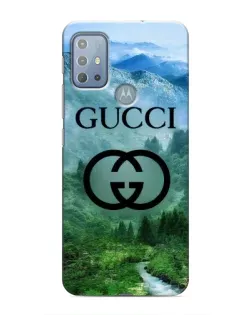 Чохол для Motorola MOTO G10 з картинкою «Gucci — гірський пейзаж»