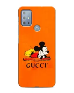 Чохол для Motorola MOTO G10 з картинкою «Міккі Маус Gucci — помаранч»
