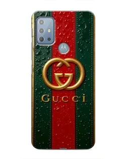 Чохол для Motorola MOTO G10 з картинкою «Gucci — фірмова смуга та золото» Чохол для Motorola MOTO G10 з картинкою «Gucci — фірмова смуга та золото»