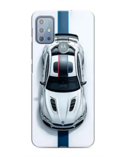 Чехол для Motorola MOTO G10 с картинкой «Вид сверху — BMW M»