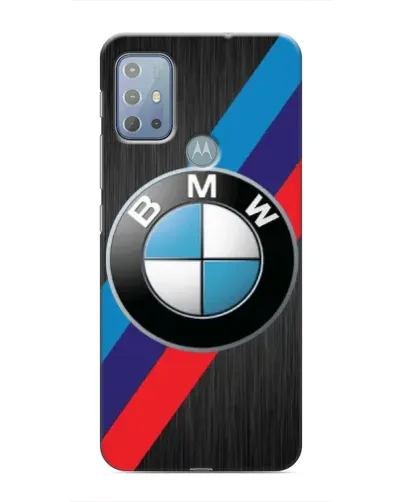Чехол для Motorola MOTO G10 с картинкой «BMW M-stripes стиль»