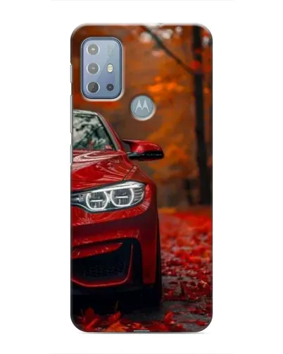 Чехол для Motorola MOTO G10 с картинкой «Осенняя BMW M4»