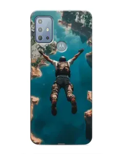 Чехол для Motorola MOTO G10 с картинкой «PUBG — свободное падение»