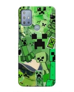 Чехол для Motorola MOTO G10 с картинкой «Криперы Minecraft» Чехол для Motorola MOTO G10 с картинкой «Криперы Minecraft»