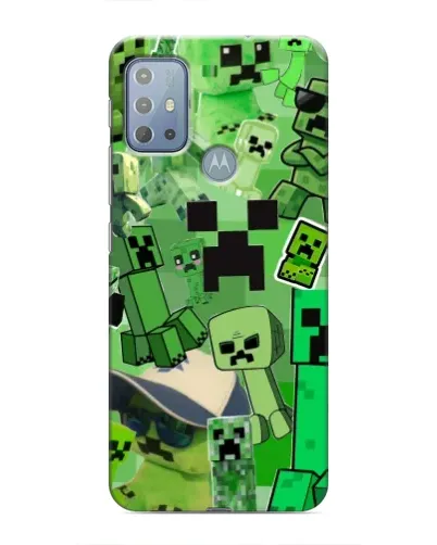 Чехол для Motorola MOTO G10 с картинкой «Криперы Minecraft» Чехол для Motorola MOTO G10 с картинкой «Криперы Minecraft»