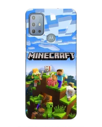 Чехол для Motorola MOTO G10 с картинкой «Minecraft классический мир» Чехол для Motorola MOTO G10 с картинкой «Minecraft классический мир»