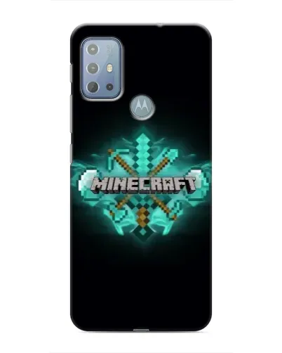 Чехол для Motorola MOTO G10 с картинкой «Minecraft Diamond лого» Чехол для Motorola MOTO G10 с картинкой «Minecraft Diamond лого»
