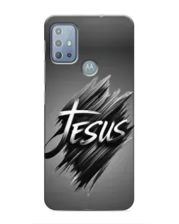 Чехол для Motorola MOTO G10 с картинкой «Надпись Jesus Graffiti»