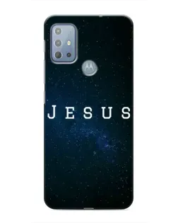 Чехол для Motorola MOTO G10 с картинкой «Звездное небо Jesus»