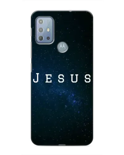 Чехол для Motorola MOTO G10 с картинкой «Звездное небо Jesus»