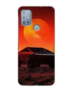 Чехол для Motorola MOTO G10 с картинкой «Cybertruck на Марсе» Чехол для Motorola MOTO G10 с картинкой «Cybertruck на Марсе»