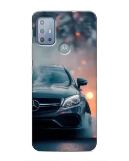 Чехол для Motorola MOTO G10 с картинкой «Mercedes — ночной город» Чехол для Motorola MOTO G10 с картинкой «Mercedes — ночной город»