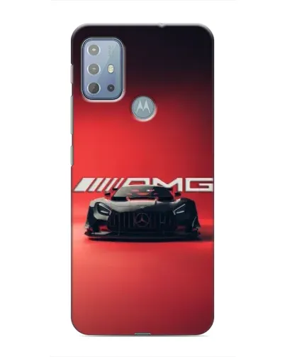Чехол для Motorola MOTO G10 с картинкой «Mercedes AMG — красная линия»