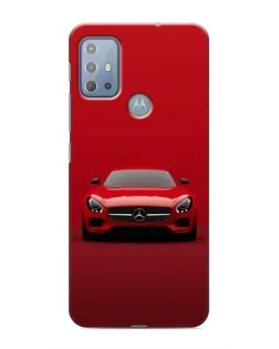 Чохол для Motorola MOTO G10 з картинкою «Червоний Mercedes AMG»