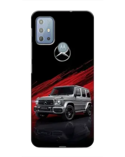 Чехол для Motorola MOTO G10 с картинкой «Mercedes G-Class красный»