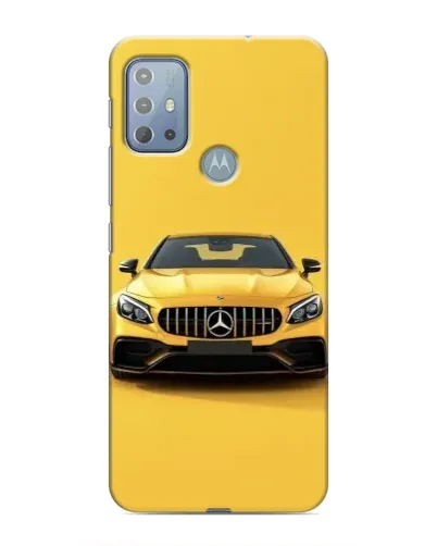 Чехол для Motorola MOTO G10 с картинкой «Желтый Mercedes GT»