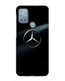 Чехол для Motorola MOTO G10 с картинкой «Mercedes на металле»