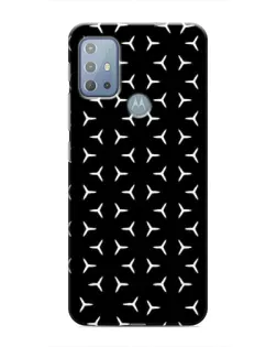 Чехол для Motorola MOTO G10 с картинкой «Mercedes паттерн звезд»