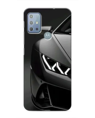 Чехол для Motorola MOTO G10 с картинкой «Lamborghini фары детализация»