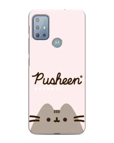 Чехол для Motorola MOTO G10 с картинкой «Pusheen логотип» Чехол для Motorola MOTO G10 с картинкой «Pusheen логотип»