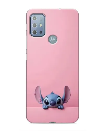 Чехол для Motorola MOTO G10 с картинкой «Stitch выглядывает»