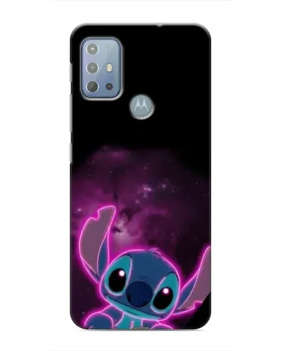 Чехол для Motorola MOTO G10 с картинкой «Неоновый Stitch»