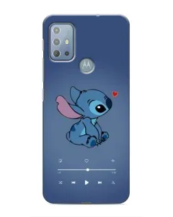 Чехол для Motorola MOTO G10 с картинкой «Музыкальный Stitch»