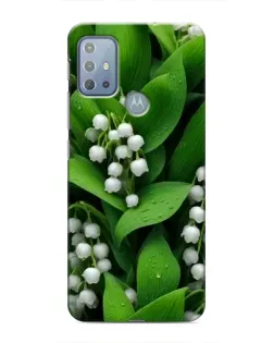 Чохол для Motorola MOTO G10 з картинкою «Конвалії в зелені»