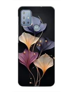 Чохол для Motorola MOTO G10 з картинкою «Лілові квіти грації»