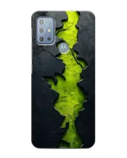 Чехол для Motorola MOTO G10 с картинкой «Салатовый разлом скалы» Чехол для Motorola MOTO G10 с картинкой «Салатовый разлом скалы»