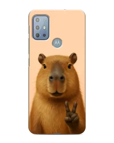 Чехол для Motorola MOTO G10 с картинкой «Капибара виктория» Чехол для Motorola MOTO G10 с картинкой «Капибара виктория»