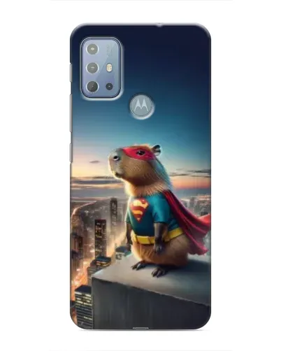 Чехол для Motorola MOTO G10 с картинкой «Капи-мен супергерой» Чехол для Motorola MOTO G10 с картинкой «Капи-мен супергерой»