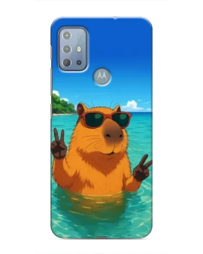 Чехол для Motorola MOTO G10 с картинкой «Морская капибара» Чехол для Motorola MOTO G10 с картинкой «Морская капибара»