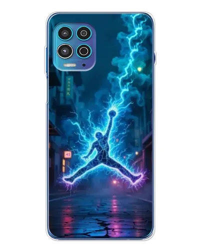 Чехол для Motorola MOTO G100 Pro с картинкой «Jordan Gold Jumpman»