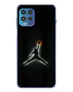Чехол для Motorola MOTO G100 Pro с картинкой «Jordan Gradient Logo»