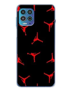 Чехол для Motorola MOTO G100 Pro с картинкой «Jordan Red Pattern»