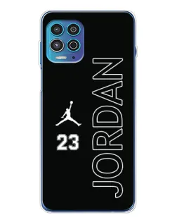 Чехол для Motorola MOTO G100 Pro с картинкой «Jordan Vertical»