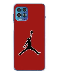Чехол для Motorola MOTO G100 Pro с картинкой «Jordan Red Back»