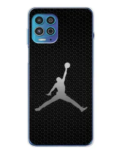 Чехол для Motorola MOTO G100 Pro с картинкой «Jordan Dark Carbon»