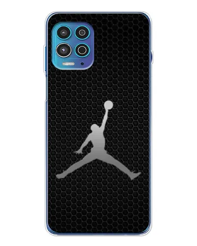 Чехол для Motorola MOTO G100 Pro с картинкой «Jordan Dark Carbon»